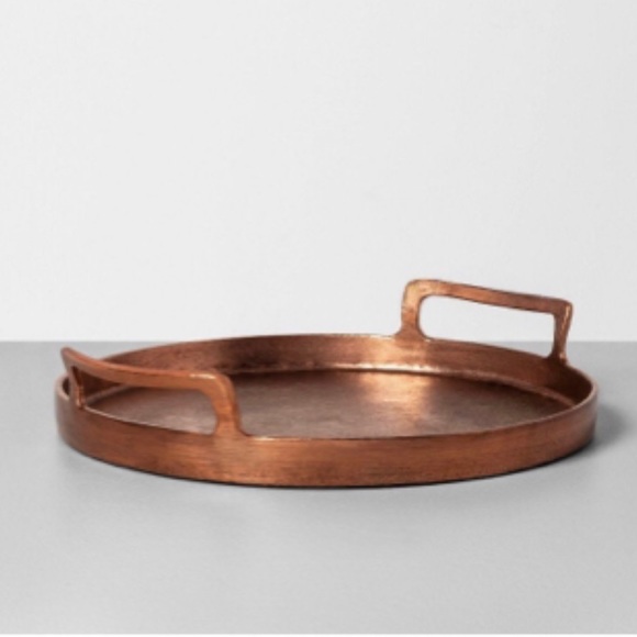 Magnolia Hearth & Hand Copper Tray 12" - Picture 2 of 3